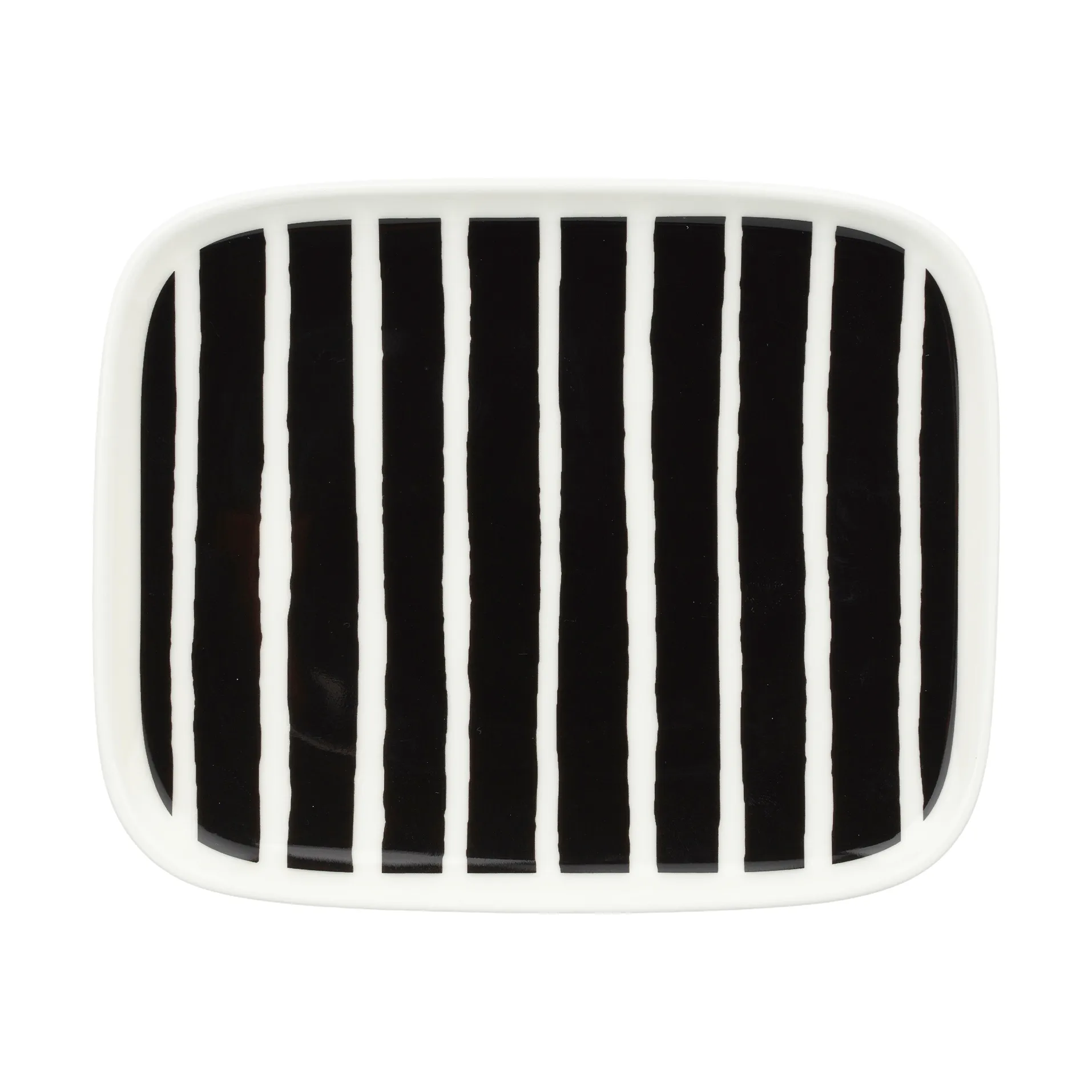 Assiette Oiva Piccolo 12x15 cm, Black-white Marimekko
