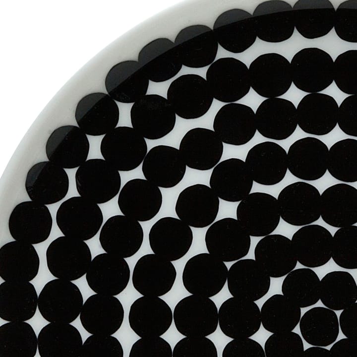 Assiette Räsymatto 20 cm, lot de 6 noir-blanc - undefined - Marimekko