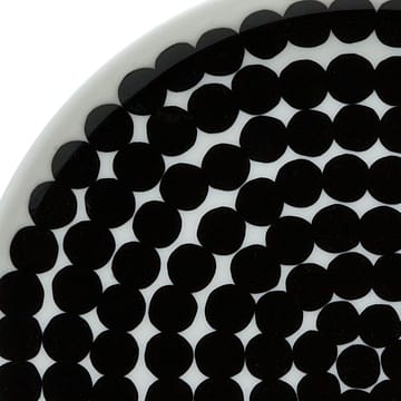 Assiette Räsymatto Ø 20 cm - noir-blanc - Marimekko