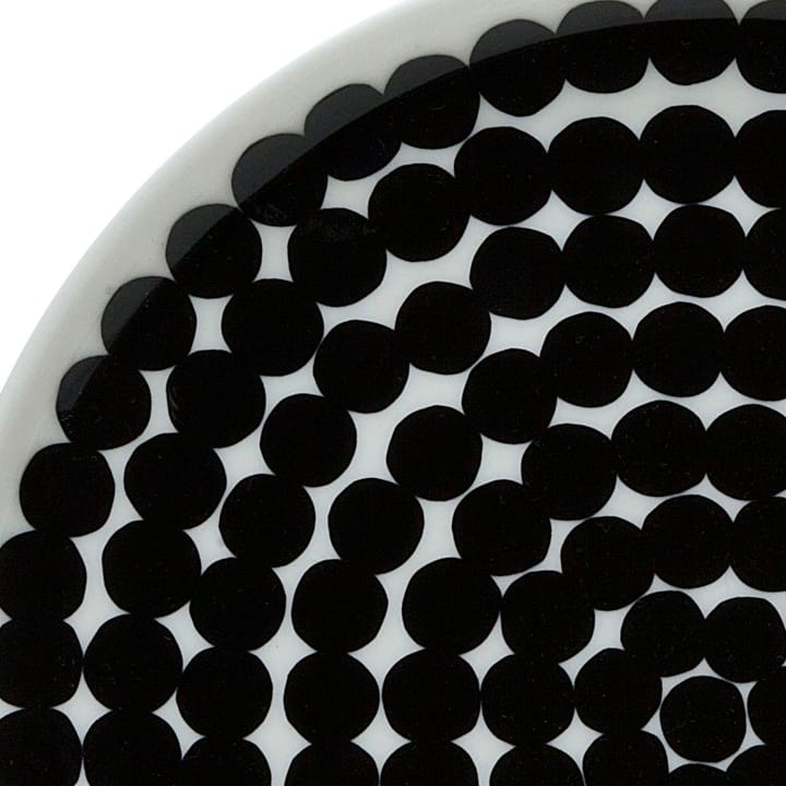 Assiette Räsymatto Ø 20 cm - noir-blanc - Marimekko