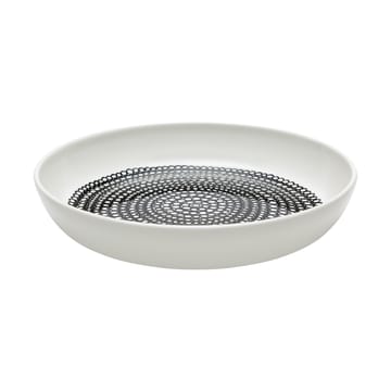 Assiette Räsymatto Ø20,5 cm - Blanc-noir - Marimekko