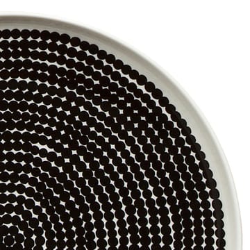 Assiette Räsymatto Ø 25 cm - noir-blanc - Marimekko