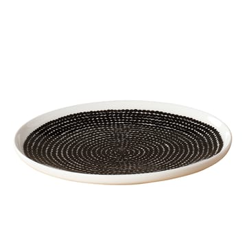 Assiette Räsymatto Ø 25 cm - noir-blanc - Marimekko