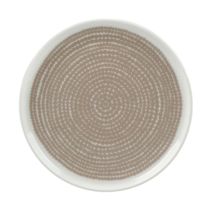 Assiette Siirtolapuutarha Ø13,5 cm - White-beige - Marimekko