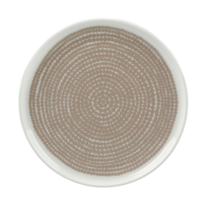 Assiette Siirtolapuutarha Ø13,5 cm - White-beige - Marimekko