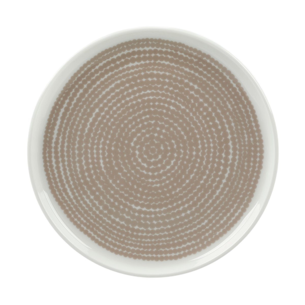 marimekko assiette siirtolapuutarha ø13,5 cm white-beige