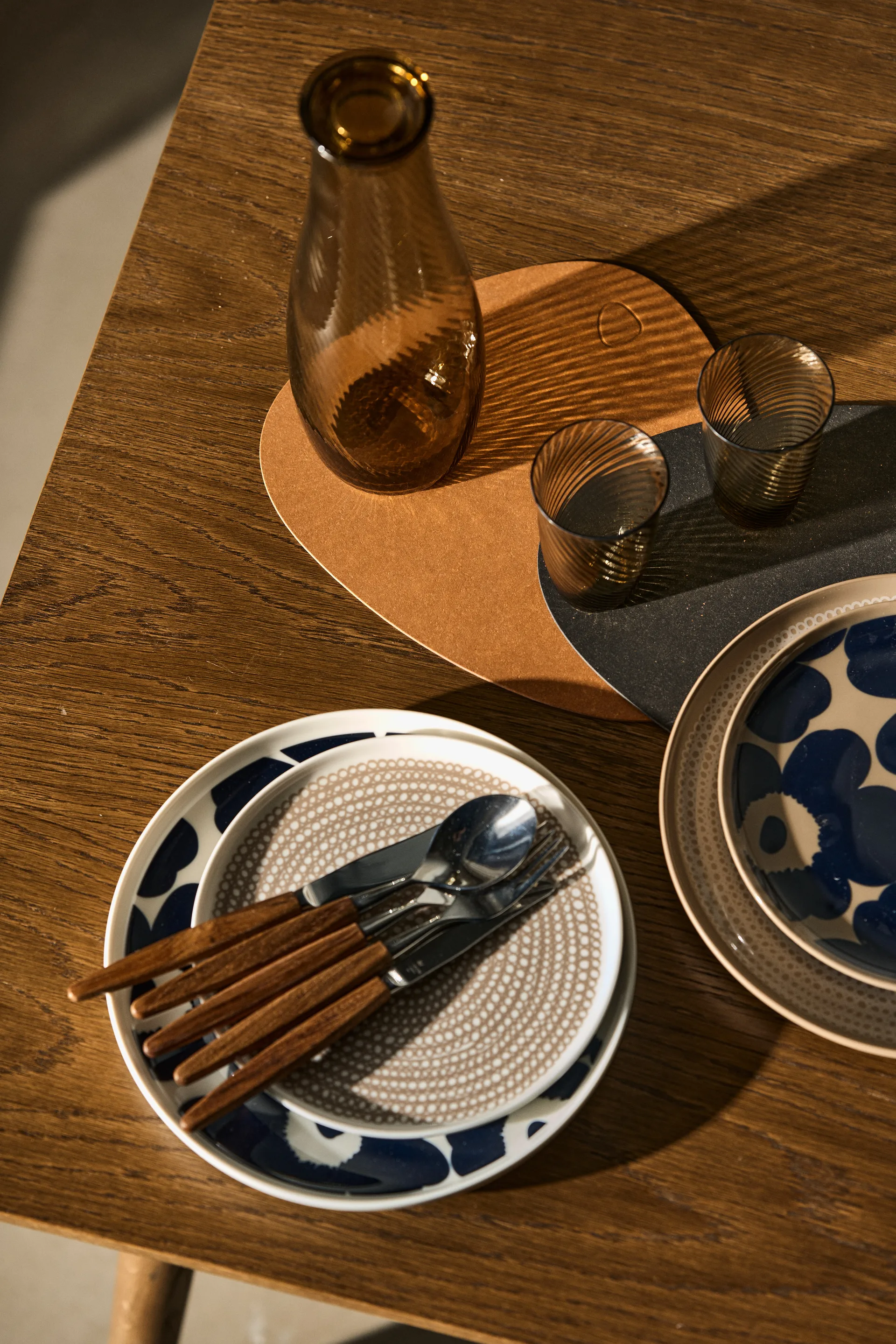 Assiette Siirtolapuutarha, Terra-white Marimekko