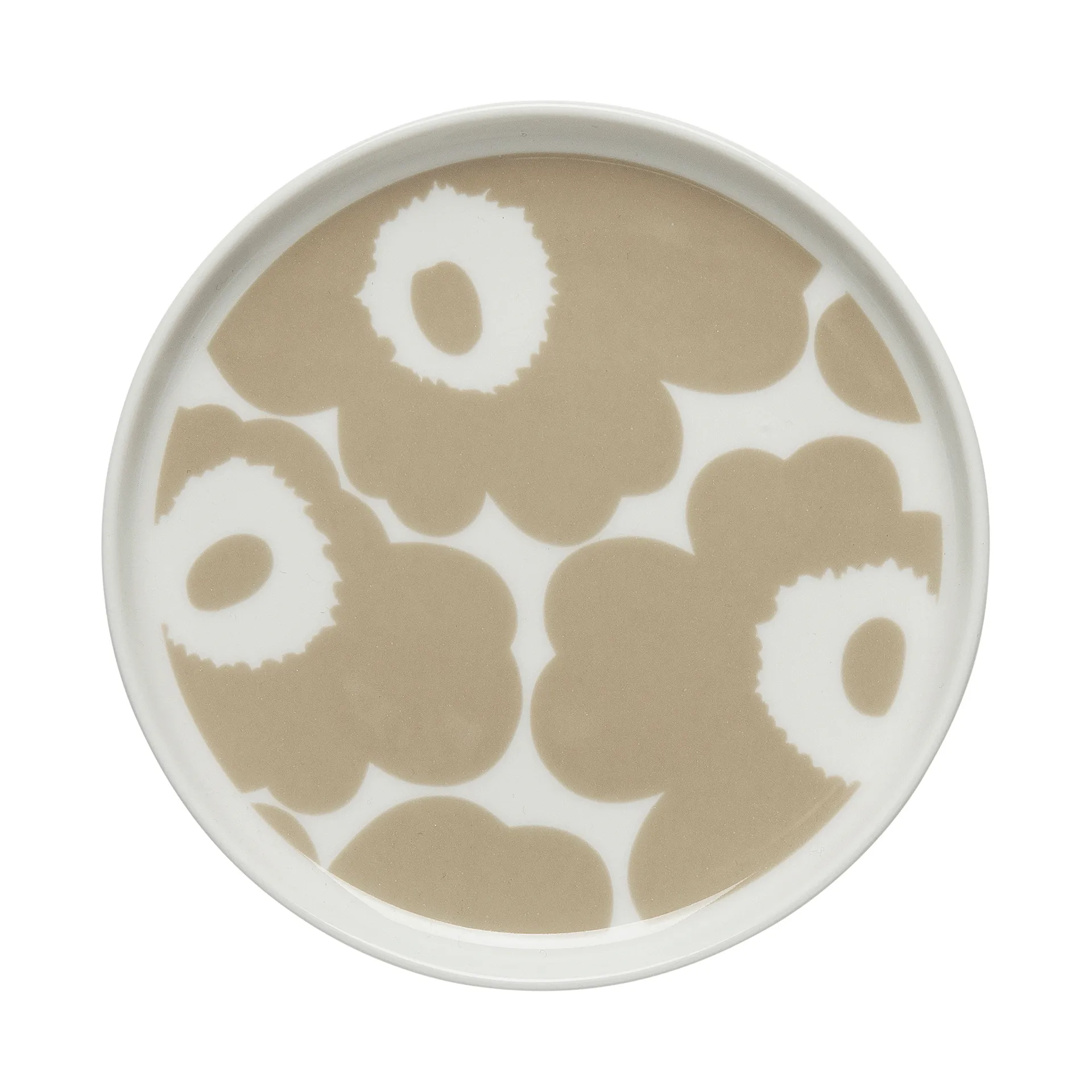 Assiette Unikko Ø13,5 cm, Blanc-beige Marimekko