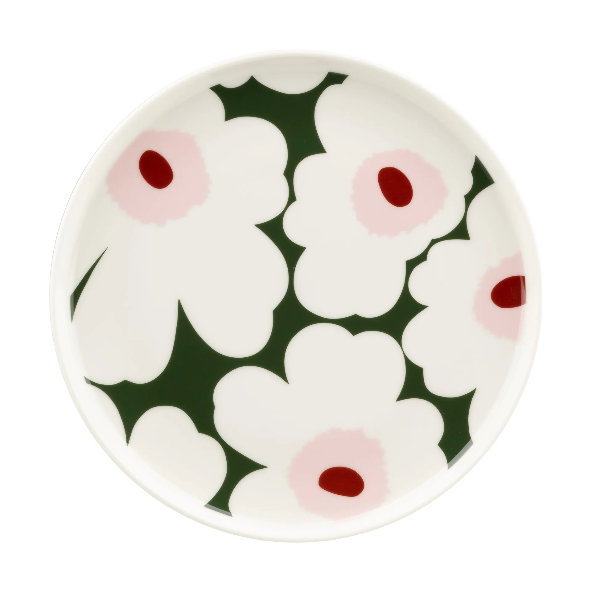 Assiette Unikko Ø20 cm, Vert Marimekko