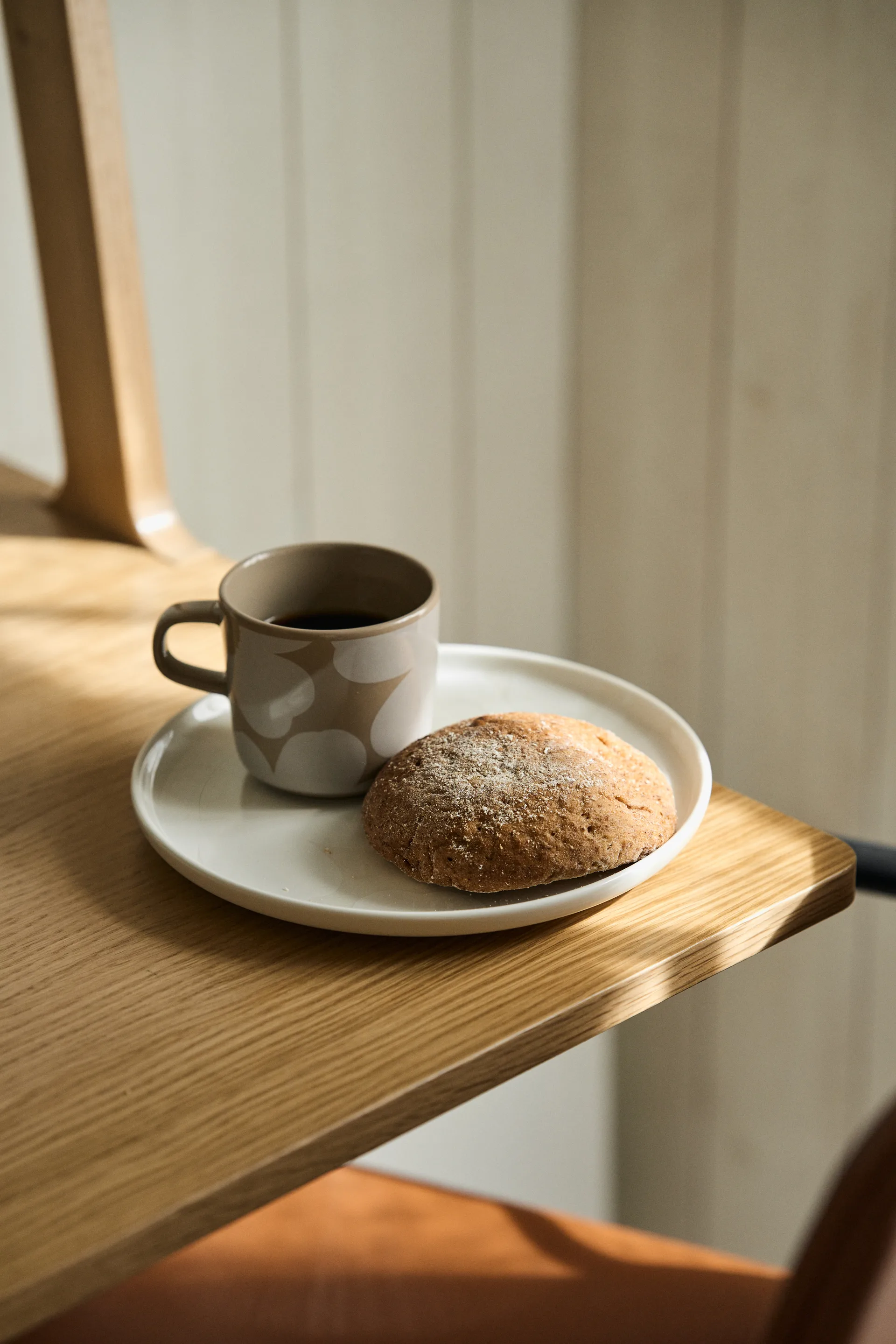 Assiette Unikko Ø20 cm, White-off white Marimekko