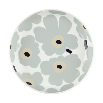 Assiette Unikko Ø20,5 cm - White-light grey-sand-dark blue - Marimekko