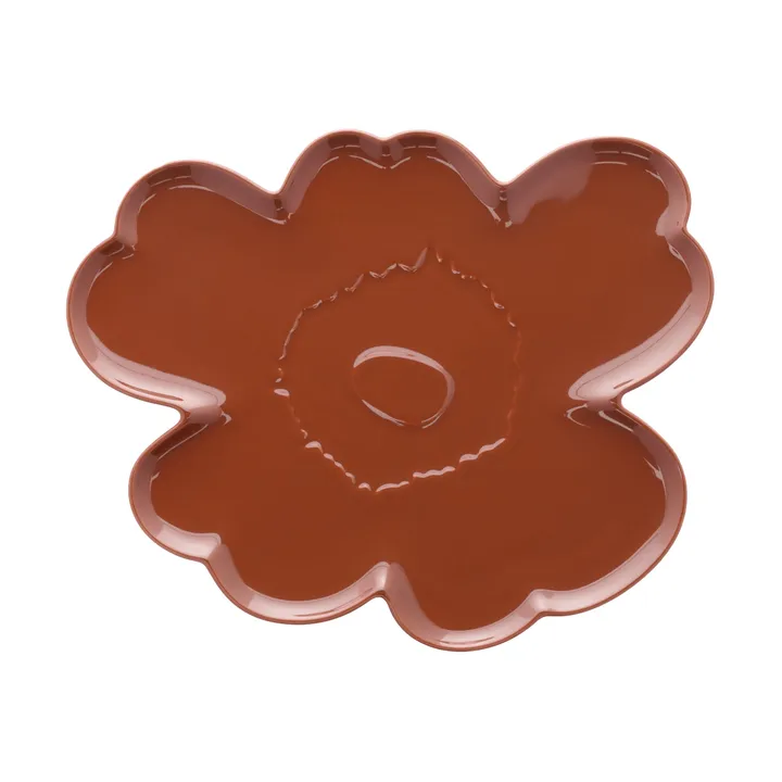 Assiette Unikko Shape 32 cm - Châtaignier - Marimekko