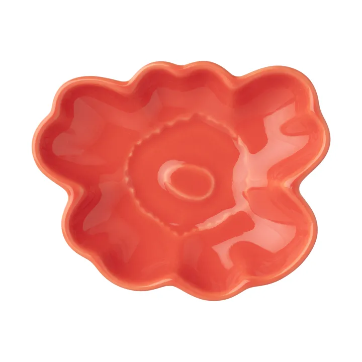 Assiette Unikko shape 9,5 cm - Orange red - Marimekko