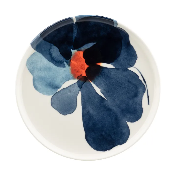 Assiette Valssi - White-blue-orange - Marimekko