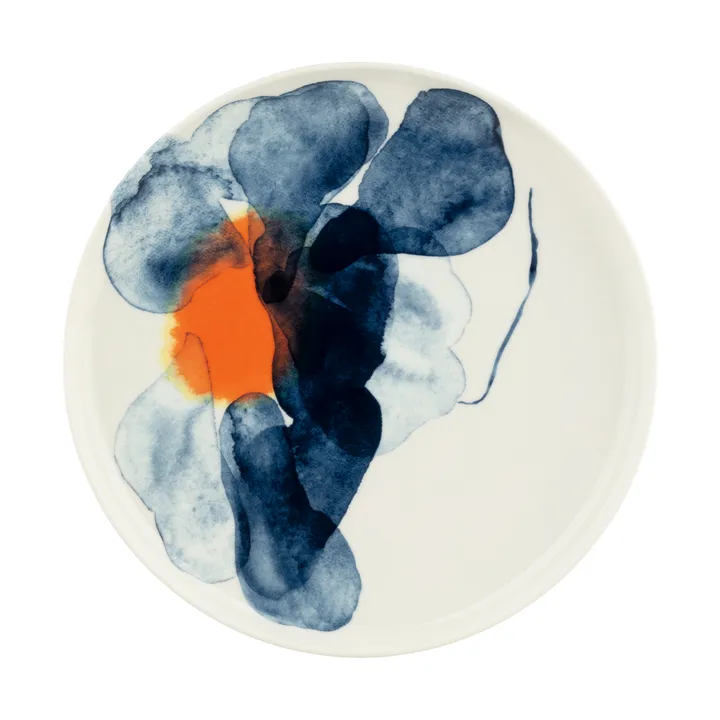 Assiette Valssi - White-blue-orange - Marimekko