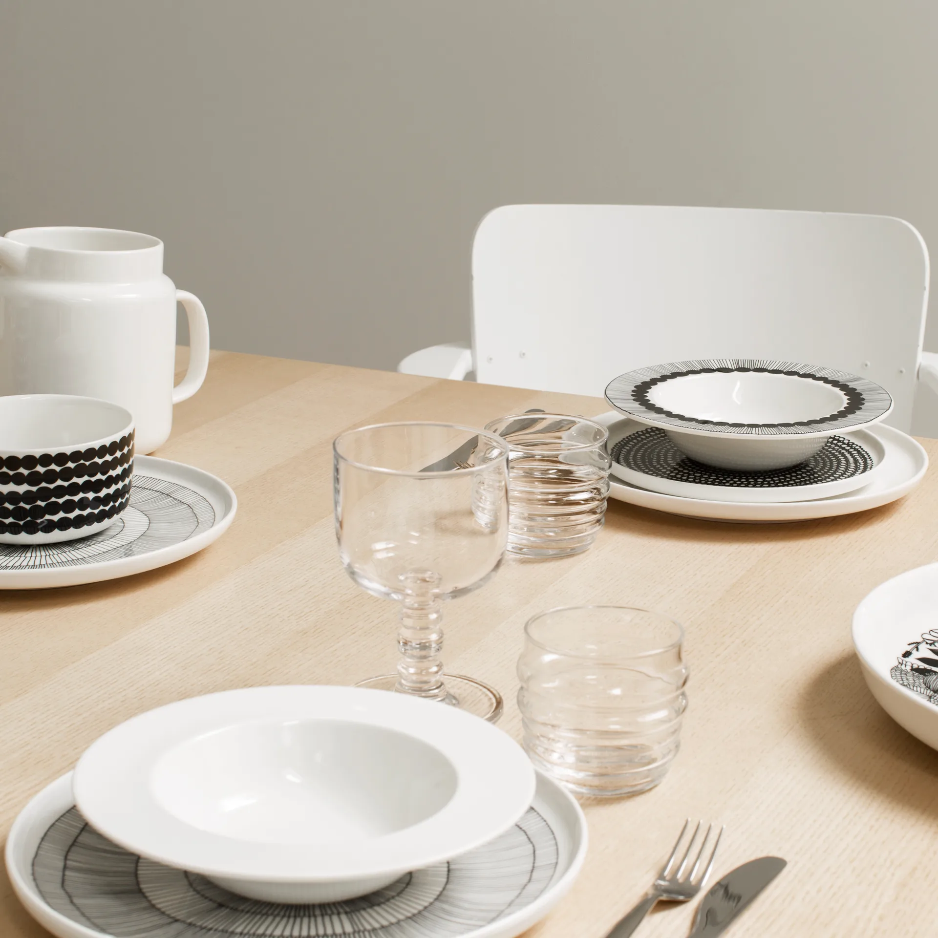 Assiettes creuses Siirtolapuutarha Ø 20 cm lot de 4,  Marimekko
