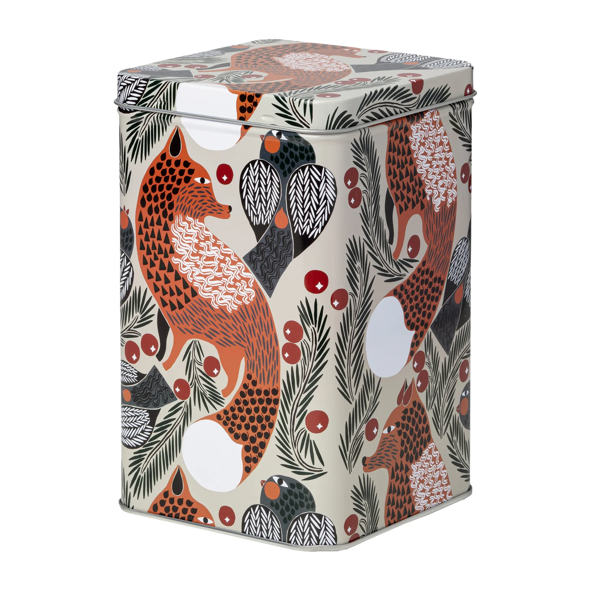 Boîte de rangement Ketunmarja 17,5 cm, Beige-marron Marimekko