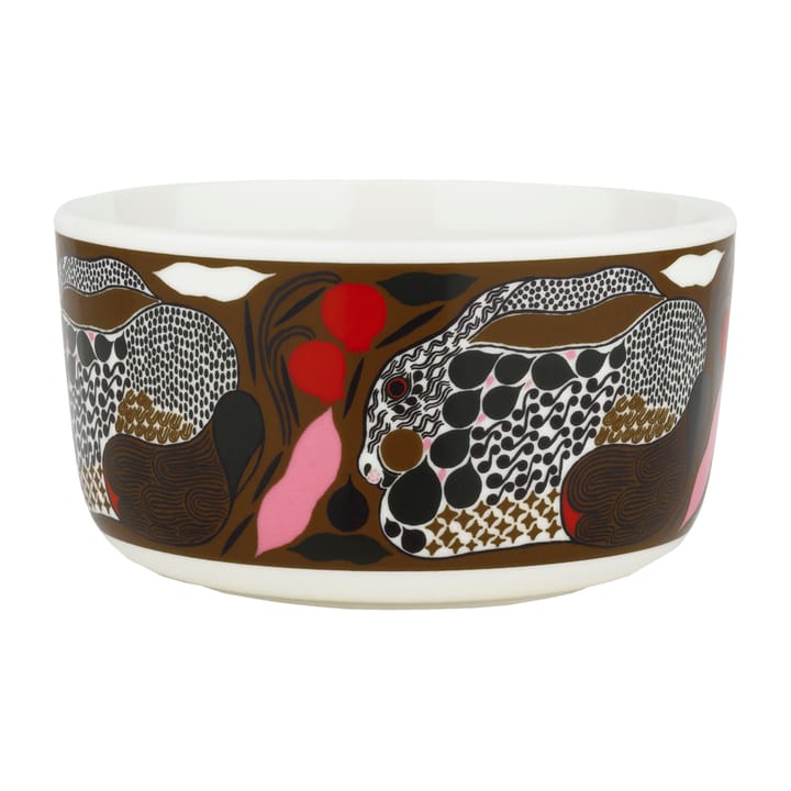 Bol Rusakko 50 cl - blanc-marron-vert-rouge - Marimekko