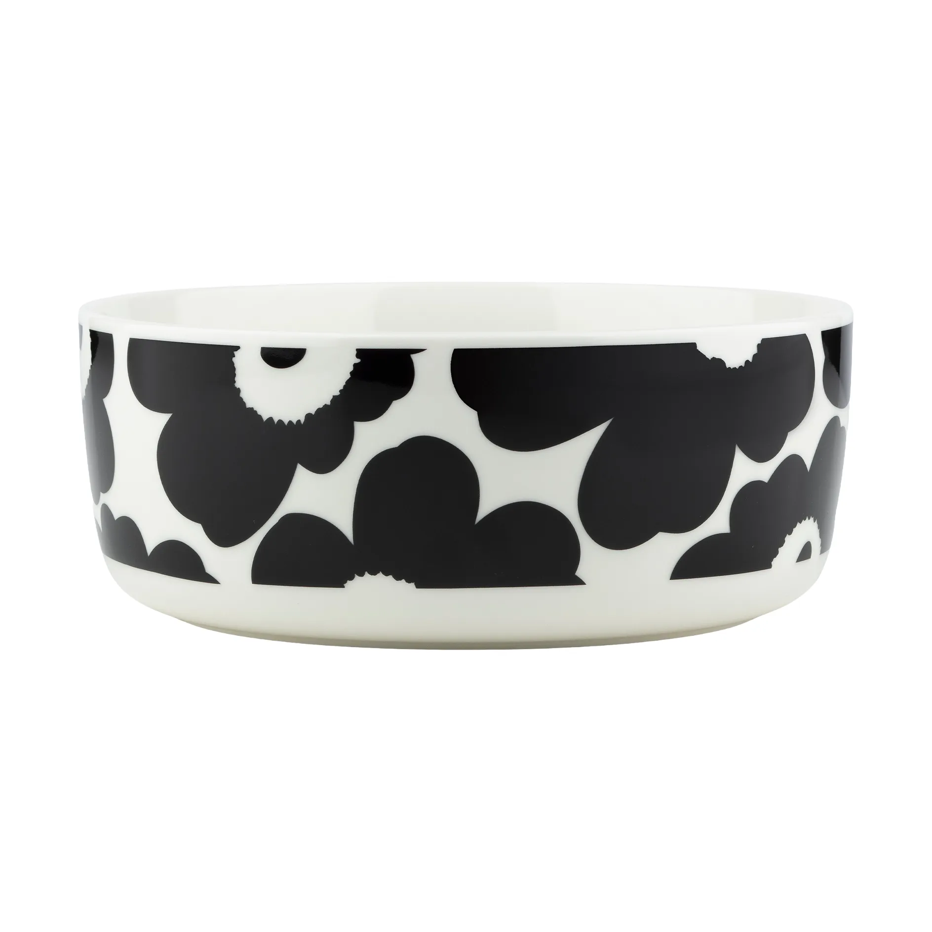 Bol Unikko 1,5 l, Black-White Marimekko