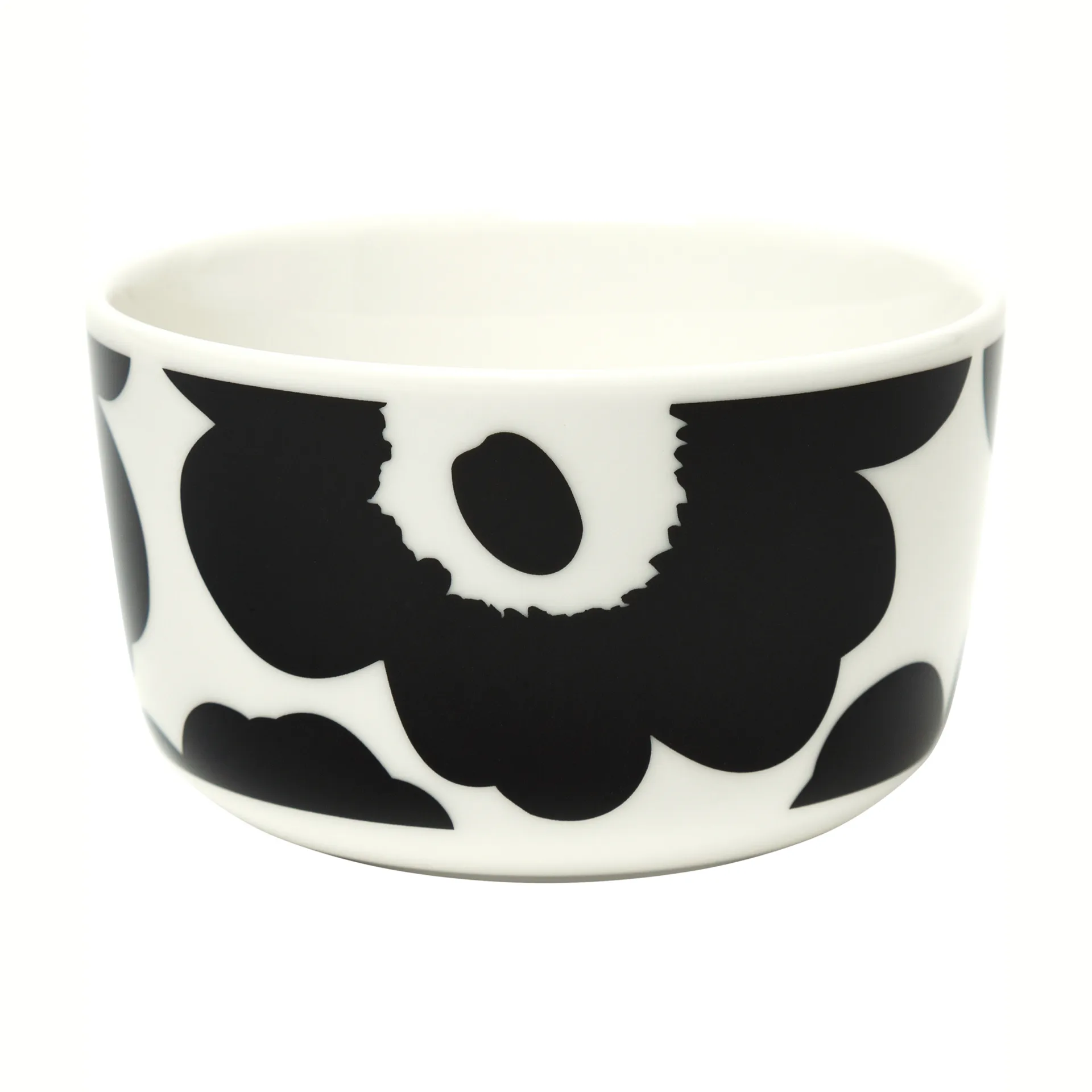 Bol Unikko 2,5 dl, Noir-blanc Marimekko
