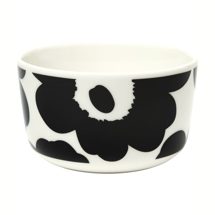 Bol Unikko 2,5 dl - Noir-blanc - Marimekko