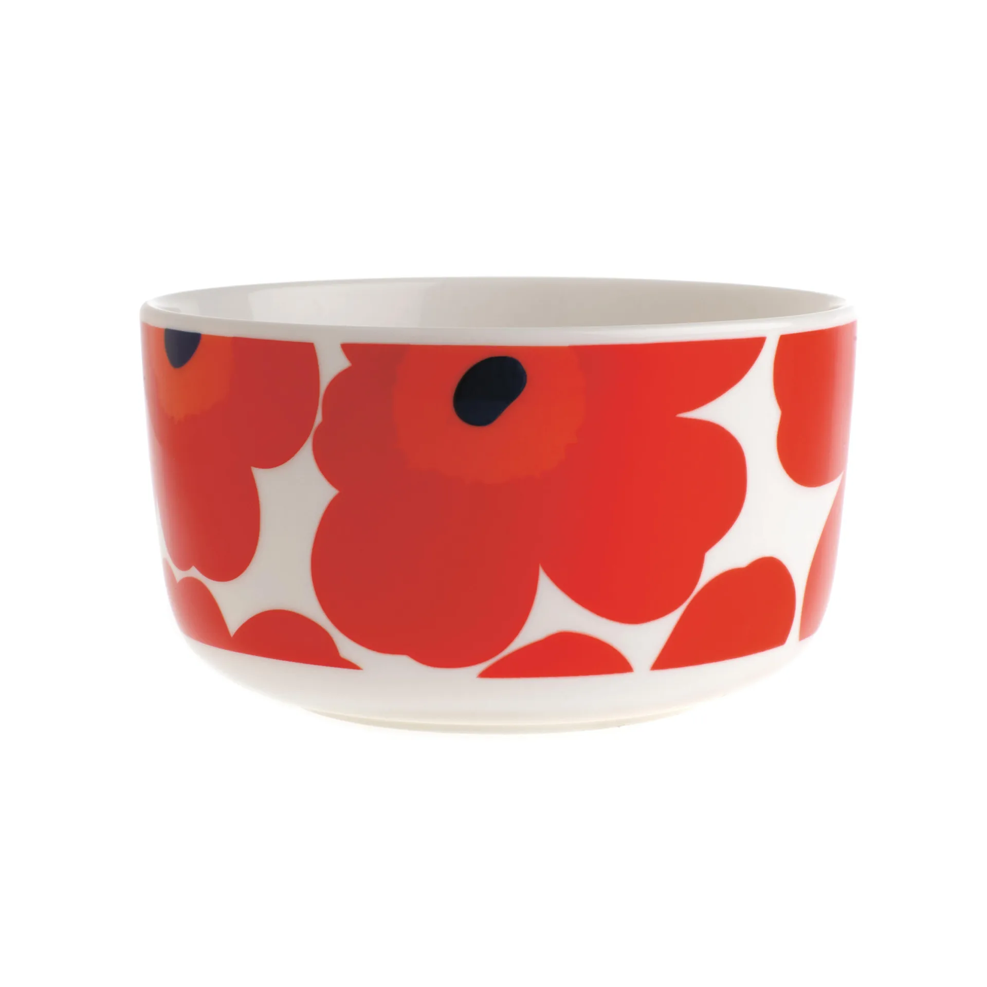 Bol Unikko 5 dl, rouge-blanc Marimekko
