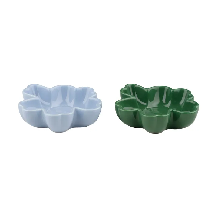 Bol Unikko Shape Ø11 cm lot de 2 - Light blue-green - Marimekko
