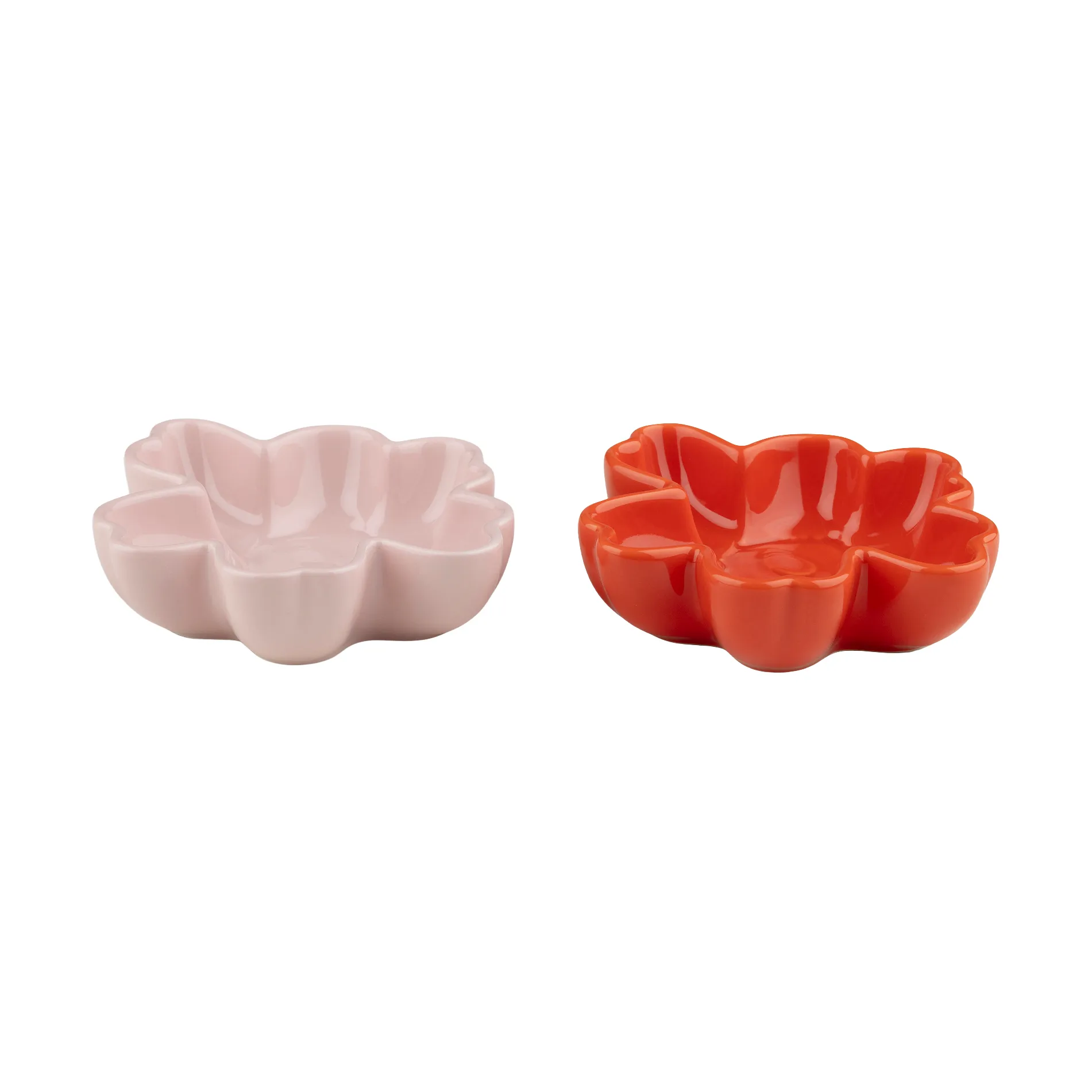 Bol Unikko Shape Ø11 cm lot de 2, Pink-orange red Marimekko