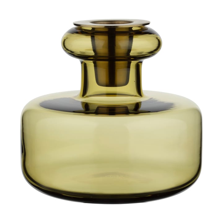 Bougeoir Puteli Ø10,5 cm - Green umber - Marimekko