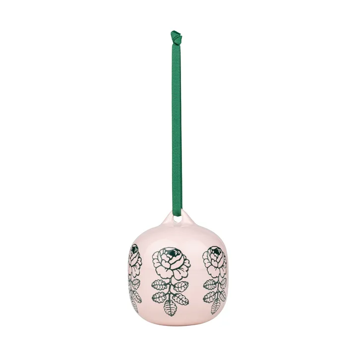 Boule de Noël Vihkiruusu - Rose, 7x7 cm - Marimekko