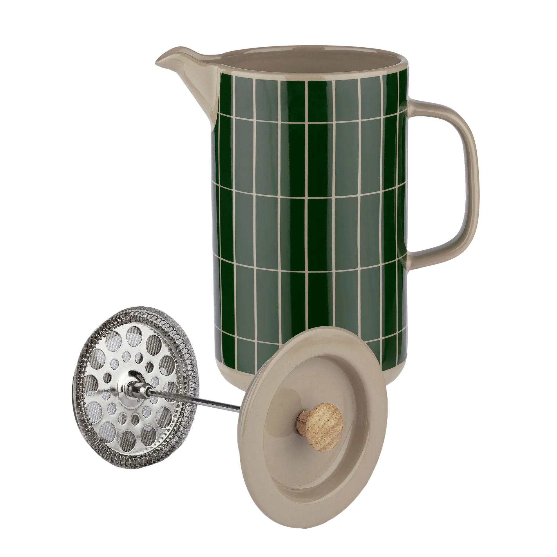 Cafetière Tiiliskivi 0,9 l, Terra-dark green Marimekko