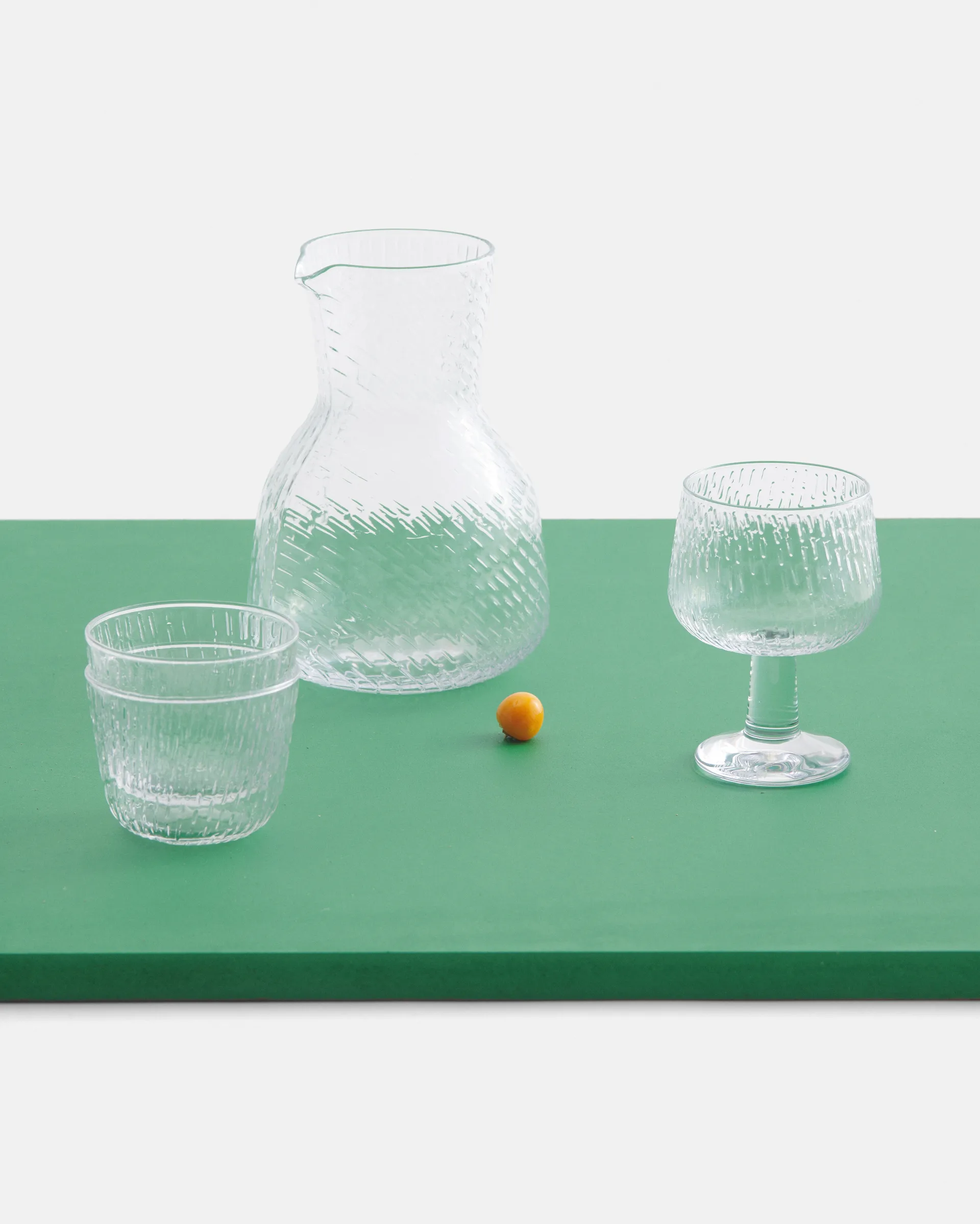 Carafe en verre Syksy 1,5 l, Clear Marimekko