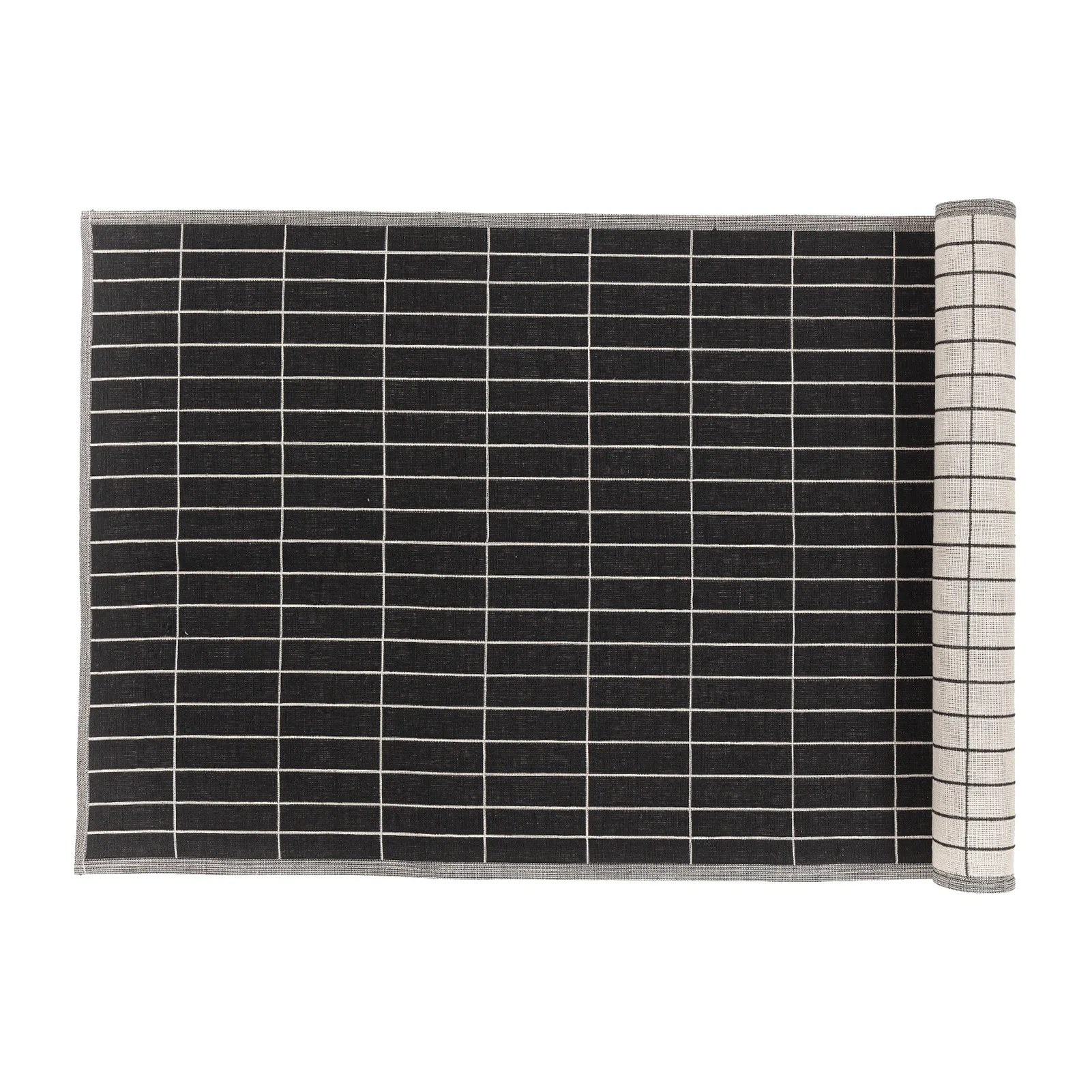 Chemin de table Pieni Tiiliskivi 47x150 cm, charcoal-beige Marimekko