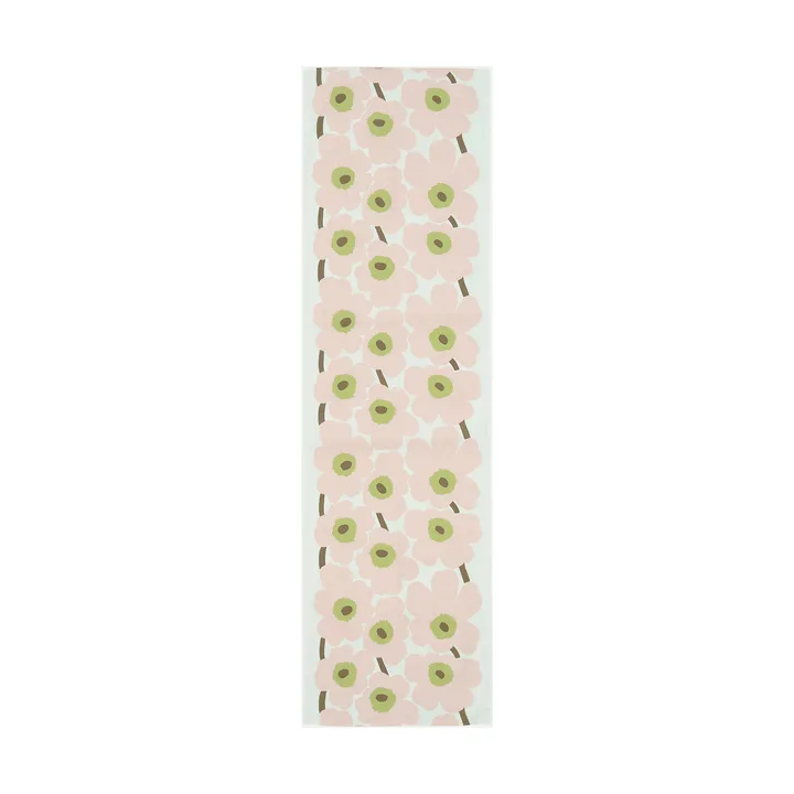 Chemin de table Unikko 45x140 cm - Off white-pink-pear-sand - Marimekko