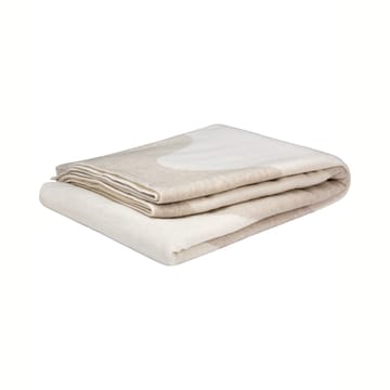 Couverture Lokki tricotée 130x180 cm - Beige-blanc - Marimekko