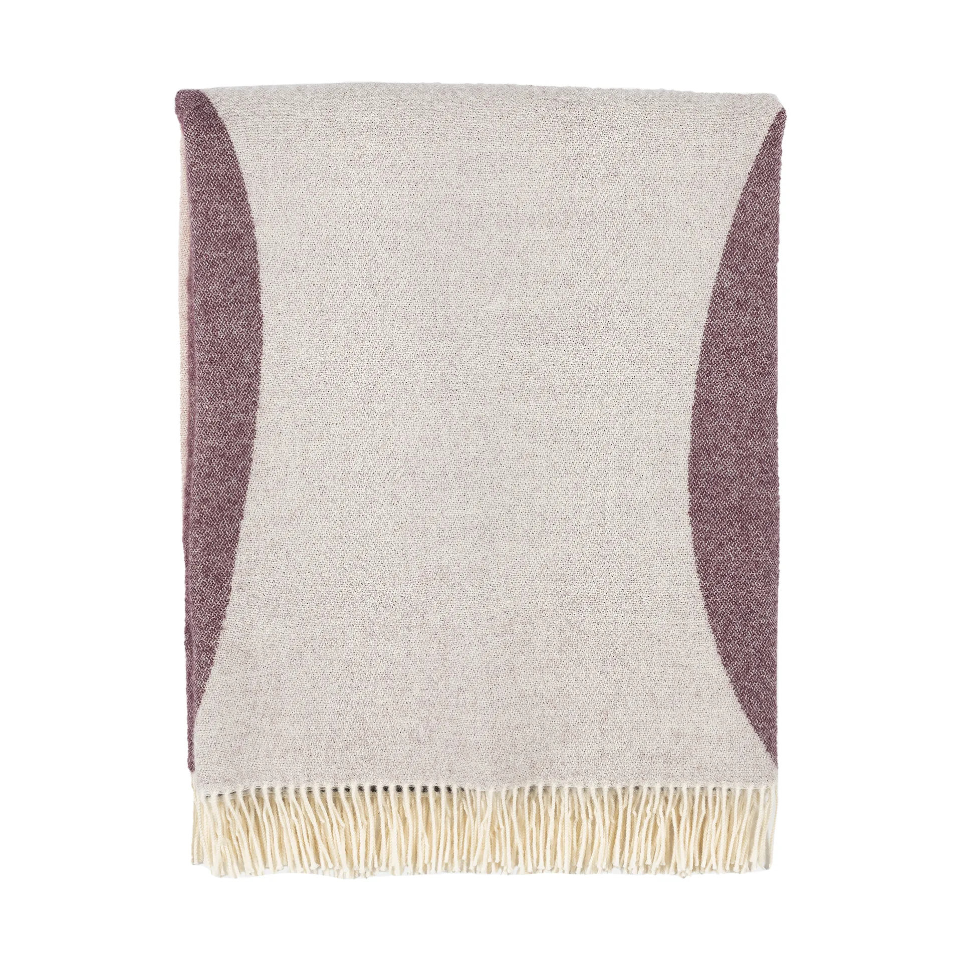 Couverture Sambara 140x180 cm, Off white-red-brown Marimekko