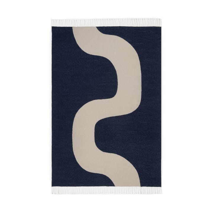 Couverture Seireeni 130x180 cm - Off white-dark blue - Marimekko