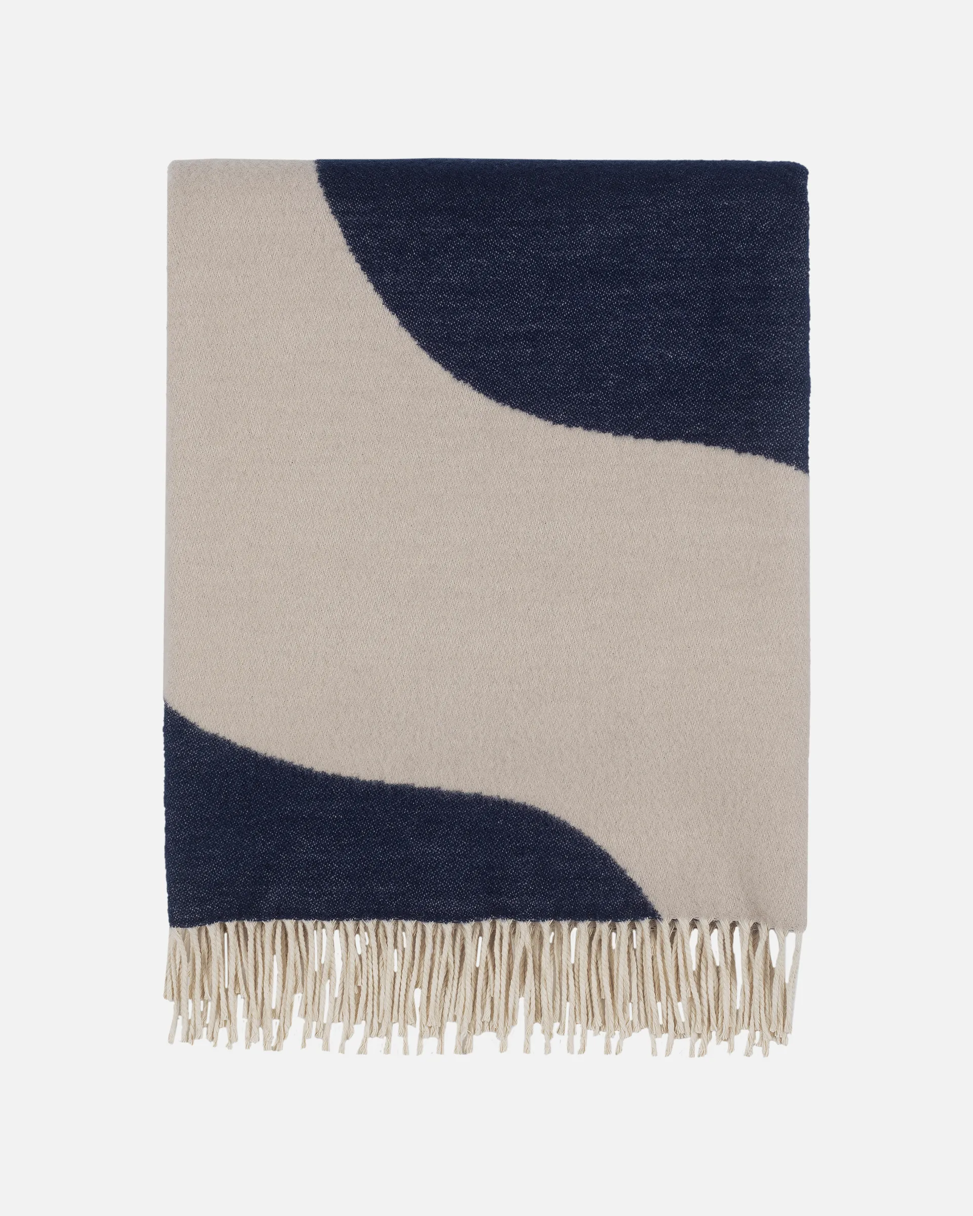 Couverture Seireeni 130x180 cm, Off white-dark blue Marimekko