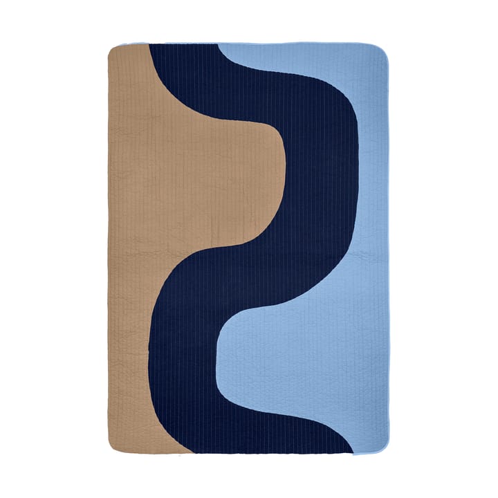 Couvre-lit Seireeni 160x234 cm, Beige-bleu Marimekko