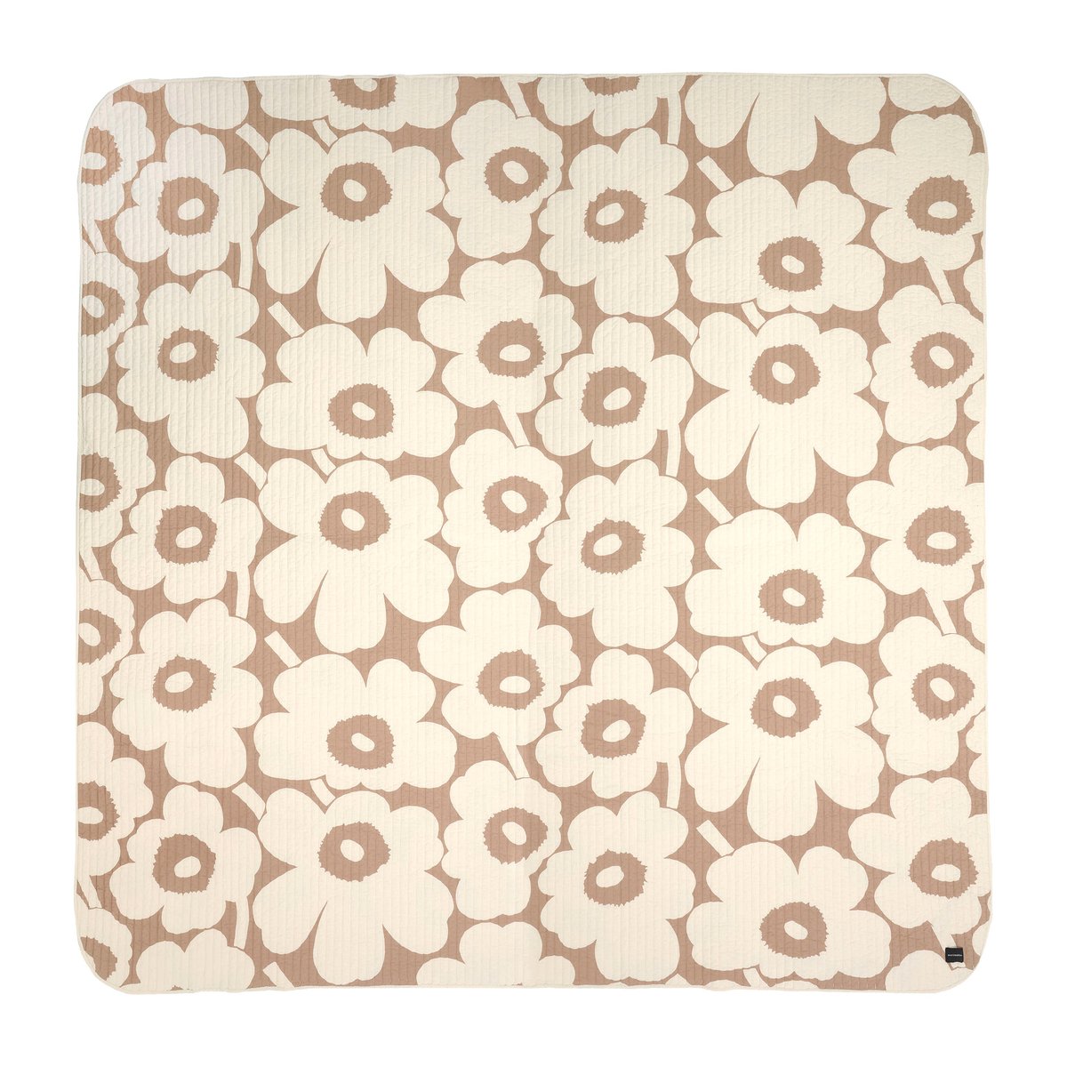 Marimekko Couvre-lit Unikko 260x260 cm linen, off white