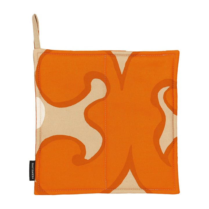 Dessous de plat Keidas 21,5x21,5 cm, Beige-orange-blanc Marimekko