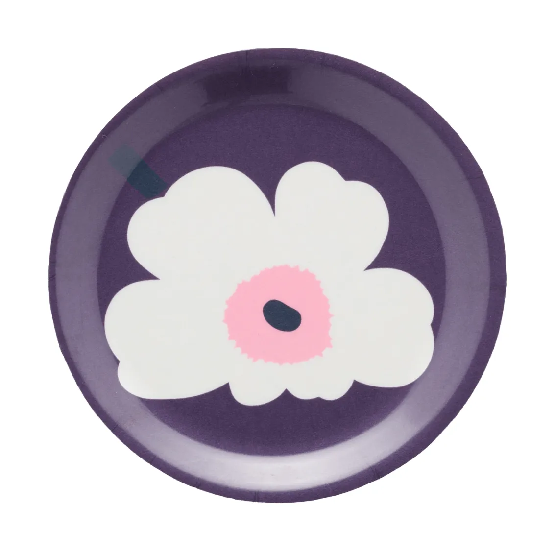 Dessous de verre Unikko, Prune-blanc-rose, Ø11 cm Marimekko