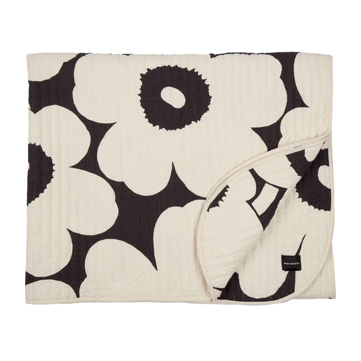 Drap Unikko 160x260 cm - charcoal, off white - Marimekko