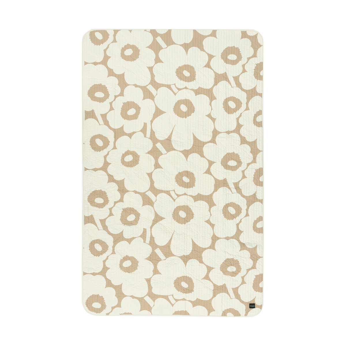 Marimekko Drap Unikko 160x260 cm Linen-off white | Design Scandinave | Draps de lit | Beige