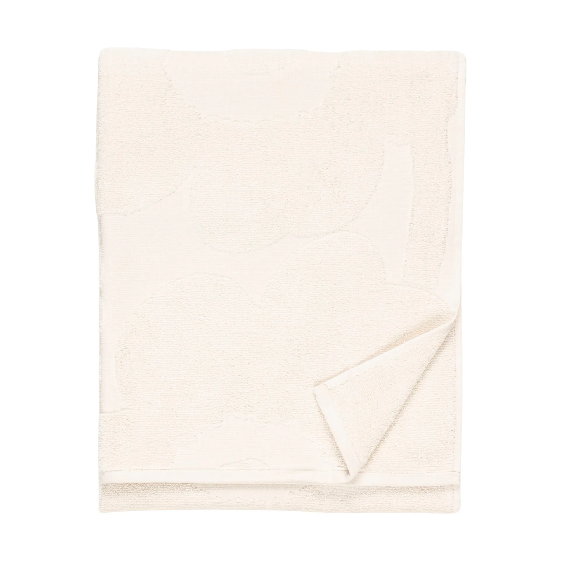 Ensemble de serviettes unies Unikko 4 pièces, Écru Marimekko