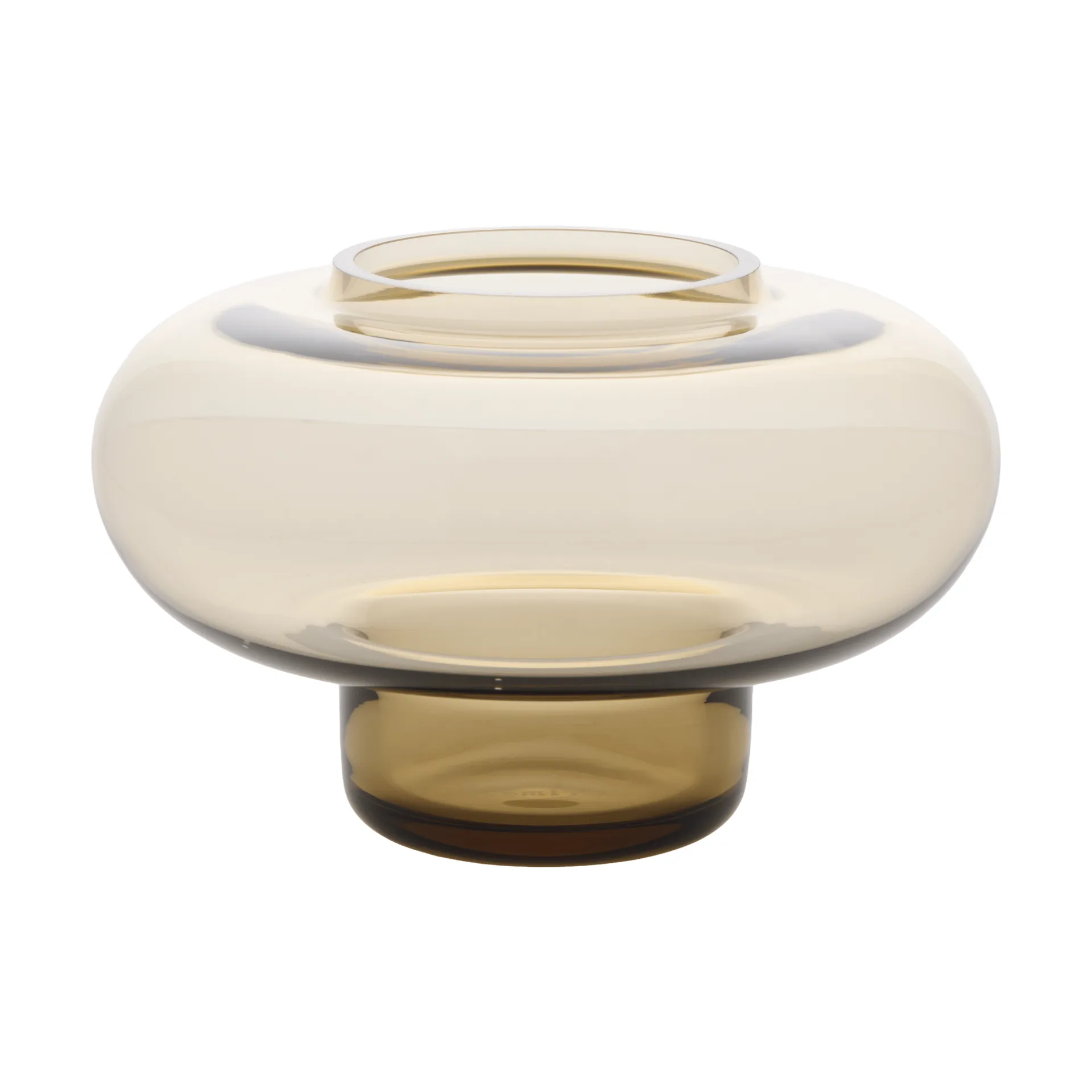 Fyr tealight photophore, Brown Marimekko