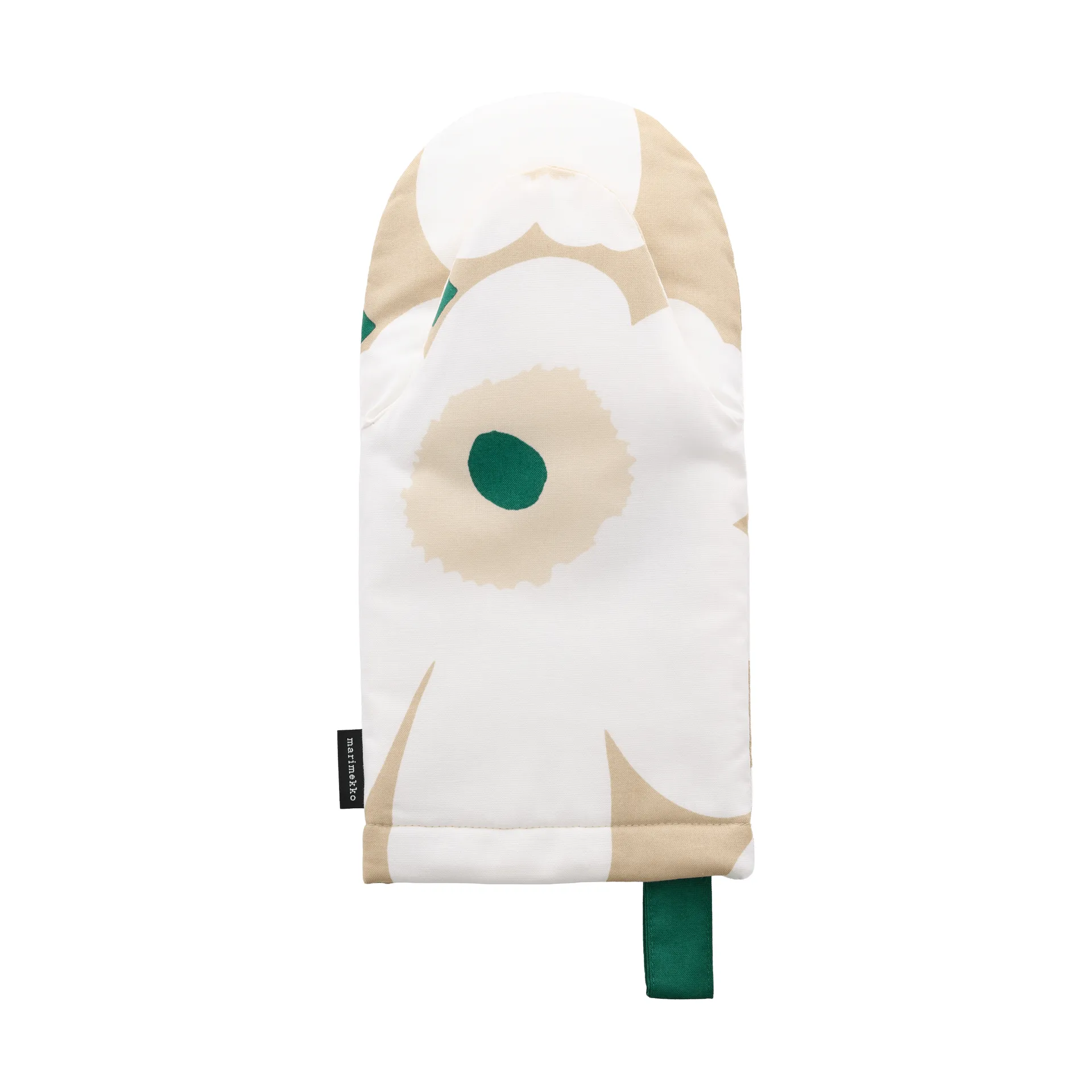 Gant de cuisine Pieni Unikko, Sand-white-hay-emerald Marimekko