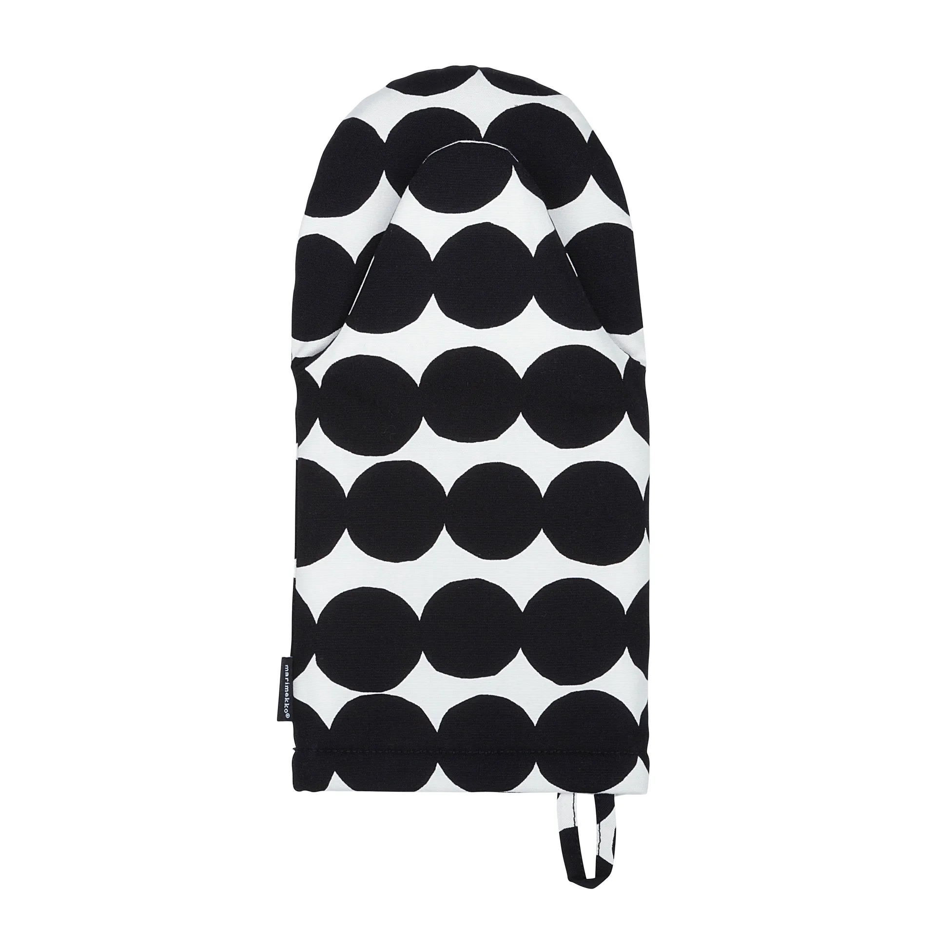 Gant de cuisine Räsymatto, noir-blanc Marimekko