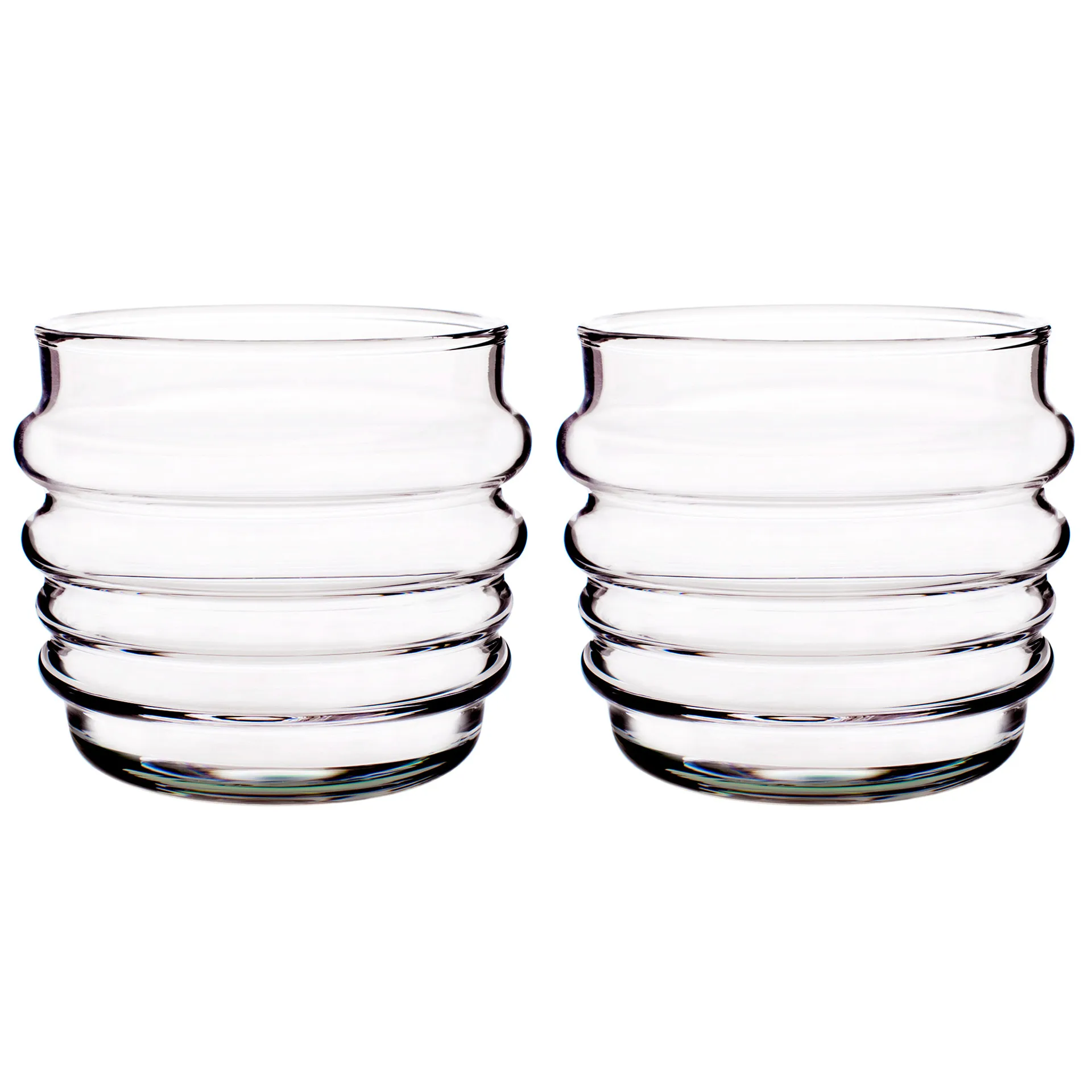 Gobelets Sukat Makkaralla, transparent, lot de 2 Marimekko