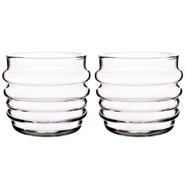 Gobelets Sukat Makkaralla - transparent, lot de 2 - Marimekko